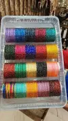 Trending Gold Drop Glass Bangles Combo Box Best Wholesale Shop In Surat